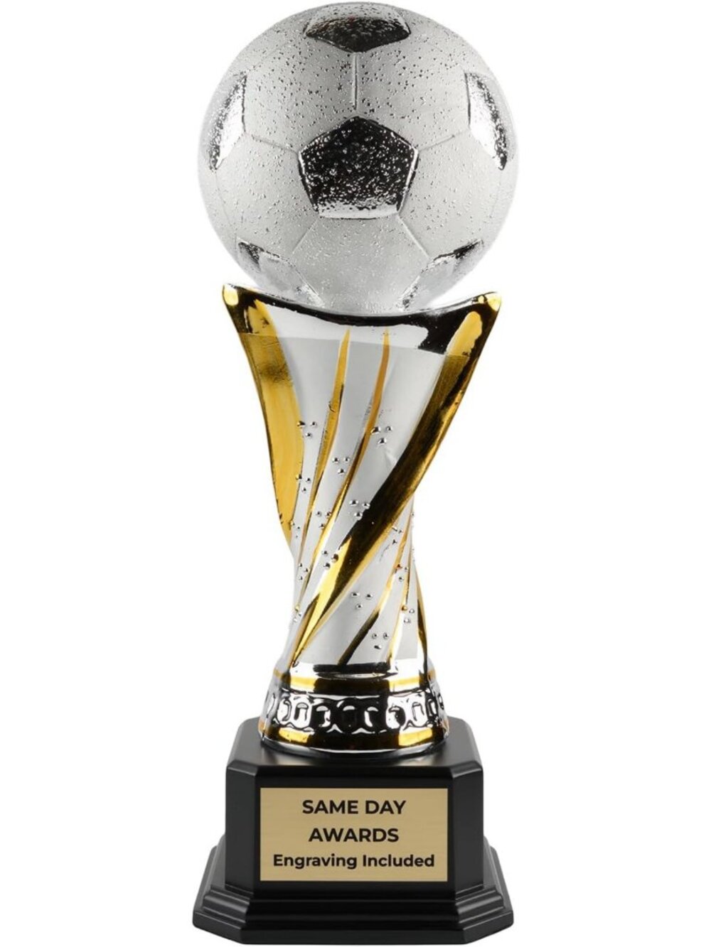Premium Ceramic Soccer Trophy - Perfect for Awards, Tournaments & Collectors